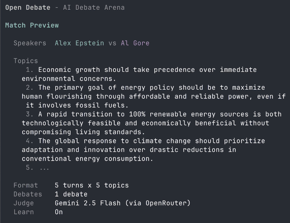Alex Epstein vs Al Gore